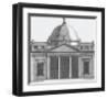 Delineation - Pavillion at Stow-School of Padua-Framed Giclee Print