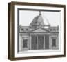 Delineation - Pavillion at Stow-School of Padua-Framed Giclee Print