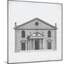 Delineation - West Front, Marybone Chapel-School of Padua-Mounted Giclee Print