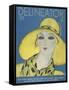 Delineator Cover August 1929-null-Framed Stretched Canvas