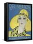 Delineator Cover August 1929-null-Framed Stretched Canvas