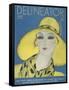 Delineator Cover August 1929-null-Framed Stretched Canvas