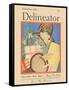 Delineator Cover December 1926-null-Framed Stretched Canvas