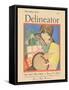 Delineator Cover December 1926-null-Framed Stretched Canvas