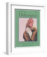 Delineator Cover January 1927-null-Framed Art Print