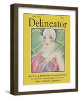 Delineator Cover July 1927-null-Framed Art Print