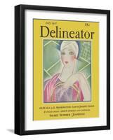 Delineator Cover July 1927-null-Framed Art Print