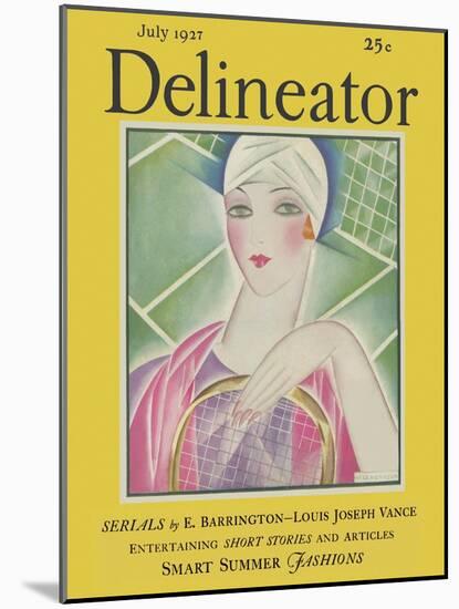 Delineator Cover July 1927-null-Mounted Art Print