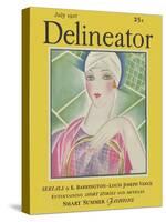 Delineator Cover July 1927-null-Stretched Canvas