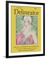 Delineator Cover July 1927-null-Framed Art Print