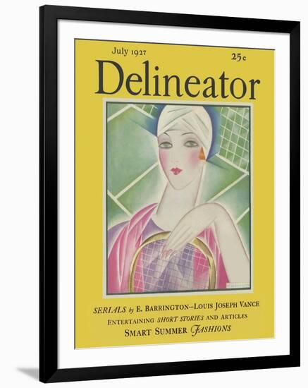 Delineator Cover July 1927-null-Framed Art Print