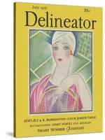 Delineator Cover July 1927-null-Stretched Canvas