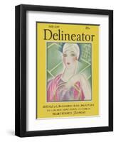 Delineator Cover July 1927-null-Framed Art Print