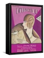 Delineator Cover, March 1928-null-Framed Stretched Canvas