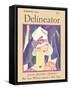 Delineator Front Cover, February 1927-null-Framed Stretched Canvas