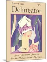 Delineator Front Cover, February 1927-null-Mounted Photographic Print