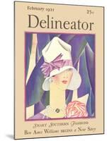 Delineator Front Cover, February 1927-null-Mounted Photographic Print