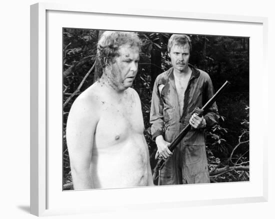 Deliverance, Ned Beatty, Jon Voight, 1972-null-Framed Photo