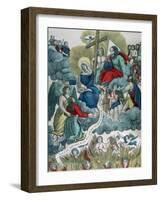 Deliverance of Souls from Purgatory, 19th Century-null-Framed Giclee Print