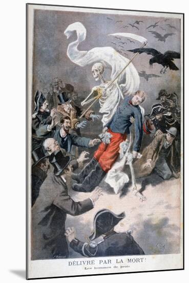 Delivered by Death!, 1896-Frederic Lix-Mounted Giclee Print