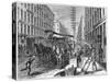 Deliveries and Collections Taking Place at Wells Fargo Depot, New York, USA, 1875-null-Stretched Canvas