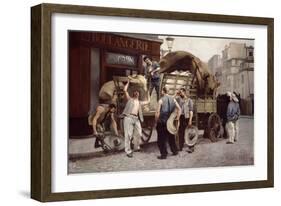 Delivering Flour, 1885-Louis Robert Carrier-Belleuse-Framed Giclee Print