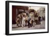 Delivering Flour, 1885-Louis Robert Carrier-Belleuse-Framed Giclee Print