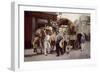 Delivering Flour, 1885-Louis Robert Carrier-Belleuse-Framed Giclee Print