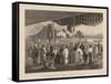 Delivering of the American Presents at Yokuhama, 1855-W. T. Peters-Framed Stretched Canvas