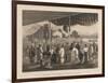 Delivering of the American Presents at Yokuhama, 1855-W. T. Peters-Framed Giclee Print