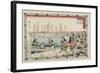 Delivering the Head of the Enemy, 1843-1847-Utagawa Hiroshige-Framed Giclee Print