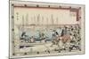 Delivering the Head of the Enemy, 1843-1847-Utagawa Hiroshige-Mounted Giclee Print