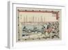 Delivering the Head of the Enemy, 1843-1847-Utagawa Hiroshige-Framed Giclee Print