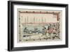Delivering the Head of the Enemy, 1843-1847-Utagawa Hiroshige-Framed Giclee Print
