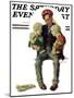"Delivering Two Busts" Saturday Evening Post Cover, April 18,1931-Norman Rockwell-Mounted Giclee Print