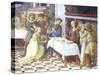 Delivery of Head of John Baptist to Beautiful Herodias-Filippo Lippi-Stretched Canvas