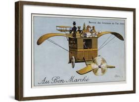 Delivery Service in the Year 2000-null-Framed Giclee Print