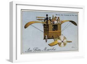 Delivery Service in the Year 2000-null-Framed Giclee Print