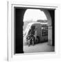 Delivery Truck Driver Sits with His Coca Cola Truck During His Route, France, 1950-Mark Kauffman-Framed Photographic Print