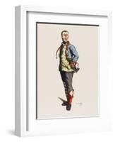 Dell'Arte Stenterello-null-Framed Art Print