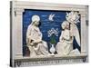 Della Robbia: Annunciation-Andrea Della Robbia-Stretched Canvas