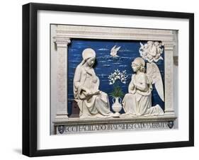 Della Robbia: Annunciation-Andrea Della Robbia-Framed Giclee Print