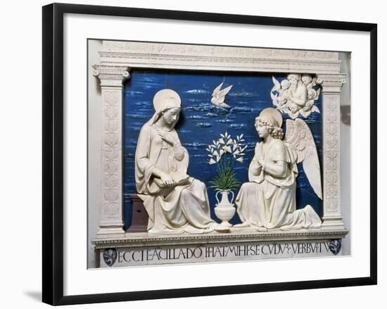 Della Robbia: Annunciation-Andrea Della Robbia-Framed Giclee Print