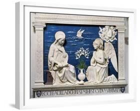 Della Robbia: Annunciation-Andrea Della Robbia-Framed Giclee Print