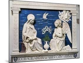 Della Robbia: Annunciation-Andrea Della Robbia-Mounted Giclee Print