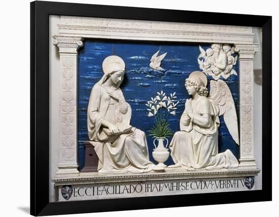 Della Robbia: Annunciation-Andrea Della Robbia-Framed Giclee Print