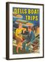 Dells Boat Trips-null-Framed Art Print