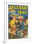 Dells Boat Trips-null-Framed Art Print