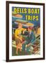 Dells Boat Trips-null-Framed Art Print