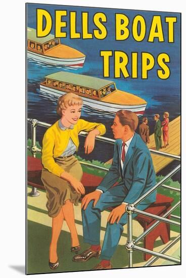 Dells Boat Trips-null-Mounted Art Print